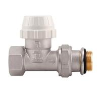 Schläfer 37071122 | Valvola termostatica diritta con cappuccio, attacco femmina Universale 1/2",Valvola Termostatizzabile per termosifone DN15 M30x1,5 in Ottone attacco eurocono. Made in Italy