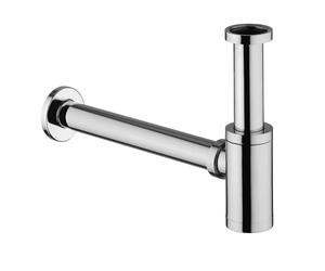 Schläfer 3939602 | Sifone Universale per Scarico Lavandino Bagno a Vista in Ottone Cromato, Telescopico e Regolabile, per Lavabi Bagno e Bidet a Appoggio o Sospesi, Scarico 1" 1/4