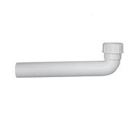 Schläfer 439102 | Prolunga Sifone Salvaspazio Universale, Tubo per Scarico Lavandino con Curva a Gomito in PVC, Raccordo 1 1/2" e Tubo Ø 40 X 250mm