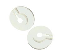 Schläfer 4409012 | Rosone Copritubo Rosetta Apribile ABS per Termosifoni Foro 18 mm (3/8") Collare per Copertura Tubi Radiatori Caloriferi, Bianca 2 Pz.