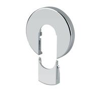 Schläfer 4409211 | Kit Rosetta Radiatori Apribile, Collare Copritubo per Termosifoni, Caloriferi Diam Esterno Ø45 mm, Foro (interno) Tubo Ø16mm, Rosetta a Cassetto in Pvc Cromo, Argento- conf, 2pz.