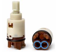 Schläfer 4500125 - Cartuccia di Ricambio Galatron G25-DA - D.25, Alta (25mm x H 64mm) 2 piedini per Miscelatore Paini, Paffoni, Fantini, Rubinetto Bagno, Doccia e Cucina, Kit Riparazione Antigoccia