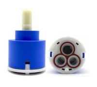 Schläfer 480037 | Cartuccia Rubinetto Miscelatore 35mm, Cartuccia di Ricambio in Ceramica Bassa con 2 Piedini, Per Rubinetti Miscelatori Monocomando di Cucina, Bagno, Doccia e Vasca