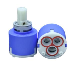 Schläfer 480045 | Cartuccia di Ricambio per Rubinetto 40mm in Ceramica con 2 Piedini, Adatta per Miscelatore Monocomando del Lavello Cucina, Bagno, Lavabo, Doccia e Vasca compatibile con Kerox