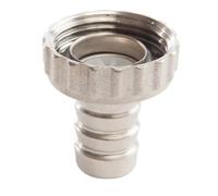 Schläfer 653110 | Raccordo Portagomma con girello G 1/2 (DN15) Femmina per Rubinetto Giardino, Connettore rubinetto per Tubo, Girello Portagomma per Rubinetto Pluriuso in Ottone Cromo