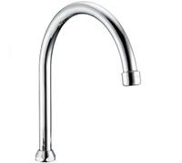 Schläfer 67081-C | Canna di Ricambio Rubinetto Cucina, Girevole a U, Ghiera 3/4" (Ø 24,9mm) x 20cm, Compatibile con Aeratore NEOPERL Anticalcare Risparmio Acqua M22 (incluso)