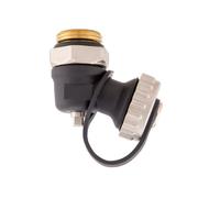 Schläfer 7046120 | Rubinetto Scarico Acqua 1/2" Orientabile per collettore con Tappo e raccordo 3/4", Valvola con Raccordo di scarico girevole per Defangatore.