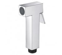 Schläfer 8118 | Doccino per Bidet Quadrata Universale Cromo Square, Doccino Wc a Mano, Shut off in Abs, Doccetta Spry per Barca, Camper, Campeggio, Spa, Doccetta Igienica a pulsante per Idroscopino,