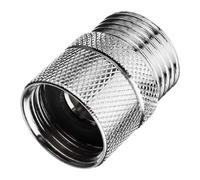 Schläfer 821510 | Raccordo Antitorsione per Tubi Flessibili Doccia, Adattattore Universale Antipiega in Ottone Cromato, Raccordo Maschio-Femmina 1/2" x 1/2