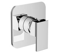 Schläfer 29505012 | Miscelatore Monocomando per Lavabo Bagno serie Style con Scarico automatico 1 1/4, Rubinetto Monoforo Quadrato Lavandino Bagno cartuccia diam25mm Cromo Argento, Made in Italy