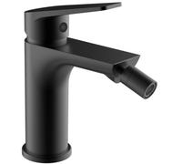 Schläfer | Miscelatore Monocomando per Bidet Bagno Leonardo Rubinetto Nero Opaco