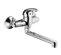 Schläfer | Miscelatore Rubinetto a Muro Palazzani Lavello Cucina Canna Girevole