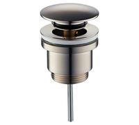 Schläfer | Piletta di scarico click-clack universale 1"1/4 , tappo tondo cromato