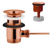 Schläfer | Piletta Scarico per Lavabo Bidet Lavandino UNIVERSALE 1 1/4 Rame