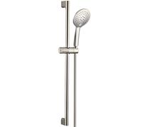 Schläfer | Saliscendi Doccia, Soffione 3 Getti, Asta Fissa 75cm, Acciaio Inox