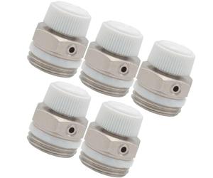 Schläfer - Valvole Sfiato Radiatore 3/8 Pollici (Ø16,7mm) | Valvolina Spurgo Manuale 7041005 per Termosifoni e Scaldasalviette | Sfiato Aria Professionale Termoarredo | Ricambio Universale, Kit 5 Pz.