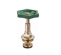 Schläfer - Vitone Asta Corta per Valvola a Saracinesca 1/2" | Volantino in PVC Infrangibile | Corpo in Ottone | Filetto Maschio | Saracinesca Inox, Ottone