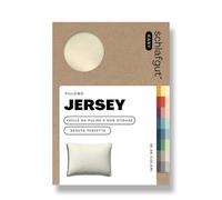 schlafgut Federa Easy Jersey 60x80 cm, in 100% cotone super soft, cerniera nascosta, ultra morbida e traspirante, certificazione Oeko-Tex, Yellow Light