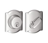 Schlage B60 N Cam 625 Camelot Single cylinder Deadbolt, bright Chrome