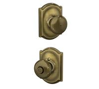 Schlage Camelot Collection Plymouth Passage knob, F40 PLY 609 CAM