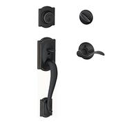 SCHLAGE Camelot - Maniglia monocilindrica e leva di accento sinistra, bronzo invecchiato (F60 CAM 716 Acc LH) Lock Company