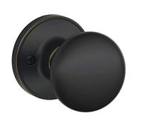 SCHLAGE Dexter by Schlage J170STR716 Stratus Decorative Inactive Trim Knob Aged Bronze (Pack of 1)