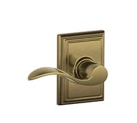 SCHLAGE F10ACC609ADD Addison Collection Accent Passage Lever Antique Brass