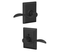 SCHLAGE F10ACC622ADD Addison Collection Accent Passage Lever, Matte Black by
