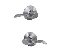 SCHLAGE F10ACC626 Leva Passaggio Accento, Cromo Satinato Lock Company