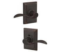 SCHLAGE F10ACC716ADD Addison Collection Accent Passage Lever, Aged Bronze by