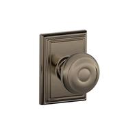 SCHLAGE F10GEO620ADD - Pomello per passaggio georgiano, collezione Addison, peltro antico