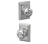 SCHLAGE F10GEO625ADD - Pomello per passaggio georgiano, collezione Addison, cromato lucido