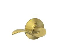 SCHLAGE F170 Acc 608 LH Leva Accento Sinistra Non Girante, Ottone Satinato Lock Company