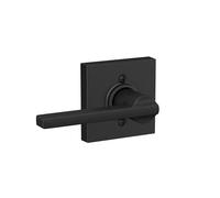 SCHLAGE F170 LAT 622 COL Latitude Leva con Collins Trim Non-Girare Maniglia Dummy Porta, Nero Opaco