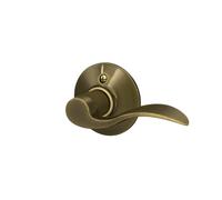 SCHLAGE F170ACC609LH Accent - Leva per ciuccio sinistra, in ottone anticato