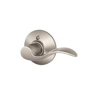 SCHLAGE F170ACC619RH Accent Right Hand Dummy Lever, Satin Nickel by