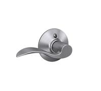 Schlage F170ACC626LH Accent - Leva per ciuccio sinistra, in cromo spazzolato