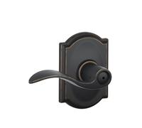 Schlage F40ACC716 Accent Privacy Lever, Aged Bronze by Shlage