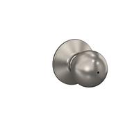 SCHLAGE F40ORB619 Orbit Privacy Knob, Satin Nickel by