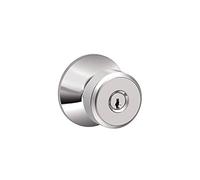 Schlage F51A BWE 625 Bowery - Pomello per serratura ingresso, cromato lucido