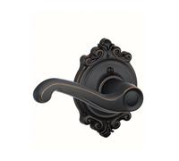 ScHLAgE Flair Left Handed Lever with Brookshire Trim Non-Turning Lock