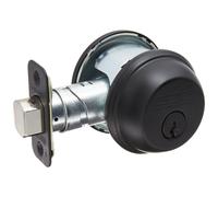 Schlage Lock Company Matte Matte Black Schlage B60N622K4 Single Cilindro Deadbolt 622