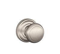 SCHLAGE Pomello Trim Non-Turning Lock, nichel satinato (F170 e 619 AND)
