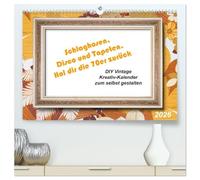 Schlaghosen, Disco und Tapeten. Hol dir die 70er zurück (hochwertiger Premium Wandkalender 2026 DIN A2 quer), Kunstdruck in Hochglanz: Tapeten mit Rahmen für eigene Bilder