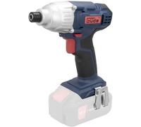Güde Avvitatore a percussione a batteria BSS 18 1/4-0 (18 V, ¼", attacco bit in metallo esagonale diretto, 185 mm di lunghezza, 180 Nm di coppia massima, corsa L/R con freno motore, luce di lavoro a