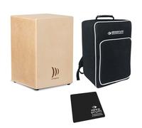 Schlagwerk CBA10S - Cajon con finitura naturale + keepdrum CB02 zaino + sedile