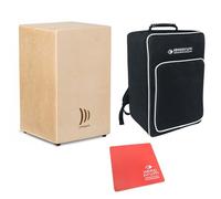 Schlagwerk CBA10S Cajon Kit di montaggio + zaino keepdrum + sedile pad rosso