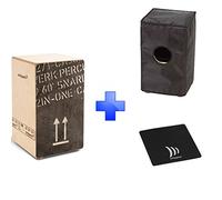 Schlagwerk CP 404 BLK 2 INONE - Cajon Snare Large + SCHLAGWERK SP20 + SCHLAGWERK appendere CO1 Cajon Cover Music-Town Bundle