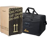 Schlagwerk CP 404 Blk Cajon Black Set con custodia