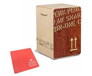 Schlagwerk CP403 Red Cajon + keepdrum - Cuscino per sedile, colore: Rosso